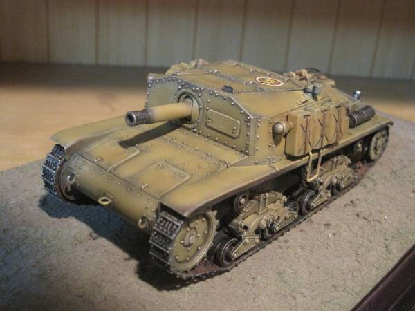完成品152 1/35 ガールズ＆パンツァー セモヴェンテ　アンツィオ