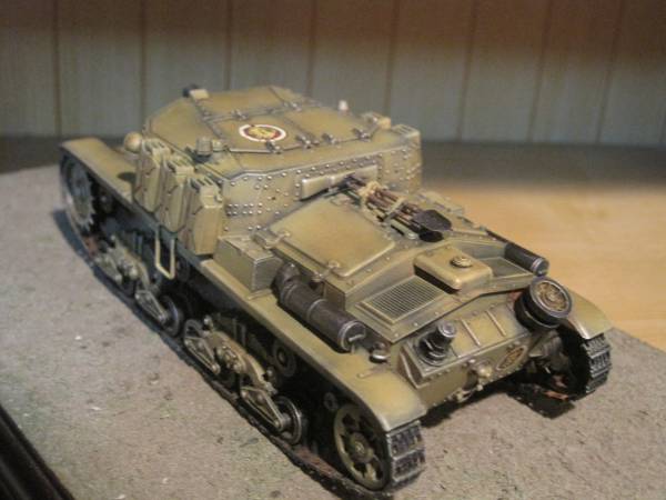 完成品152 1/35 ガールズ＆パンツァー セモヴェンテ　アンツィオ