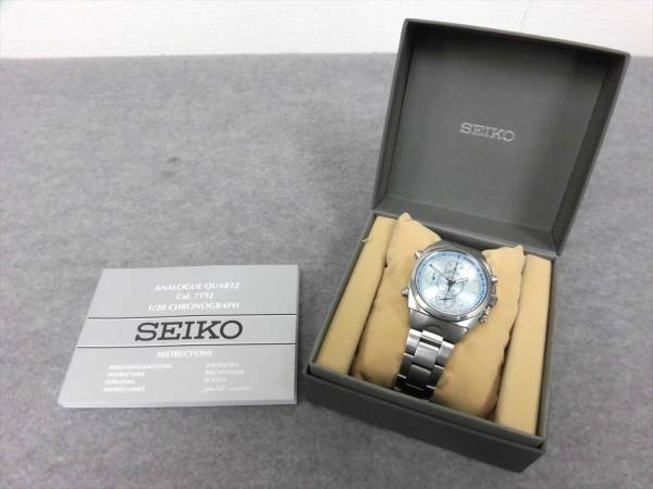 SEIKO/セイコー 7T32-9000 メンズ腕時計 クロノグラフ 4750 7T32-9000
