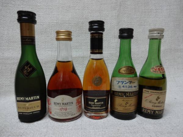 □ 古酒 レミーマルタン 5本 □ ミニボトル 飲料 レミーマルタン ルイ