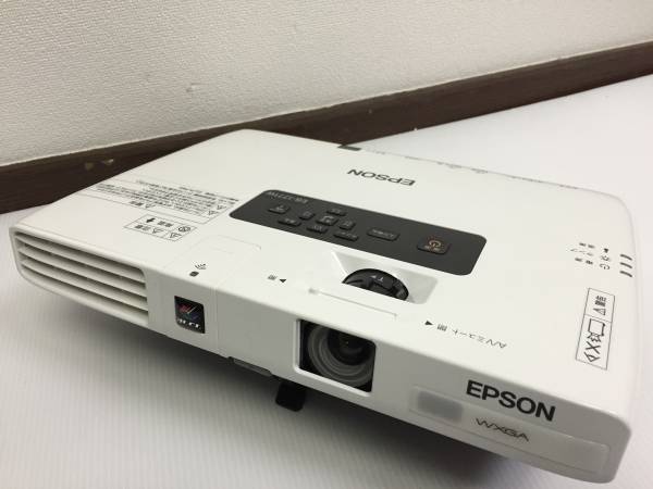 1円～中古 EPSON プロジェクター☆EB-1771W☆3000lm☆照時間761H 短焦点