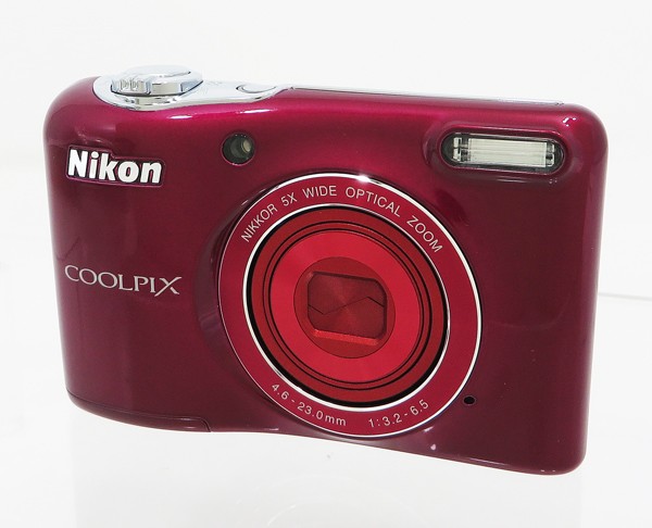L32 Nikon COOLPIX Camera Digital Red デジタルカメラ ニコン 5x 