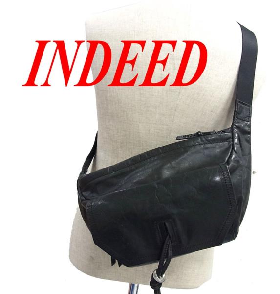 定価3.6万↑▼インディードINDEED レザーボディバッグショルダー