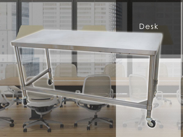 ■AQ9A■美品■インダストリアル■ステンレス■デスク■作業台