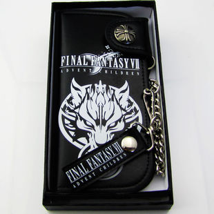 FF７ ファイナルファンタジー アドベントチルドレン 長財布 黒B