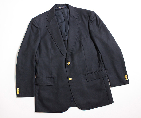 美品ブルックスブラザーズ◆金ボタン 紺ブレザー ジャケット 39