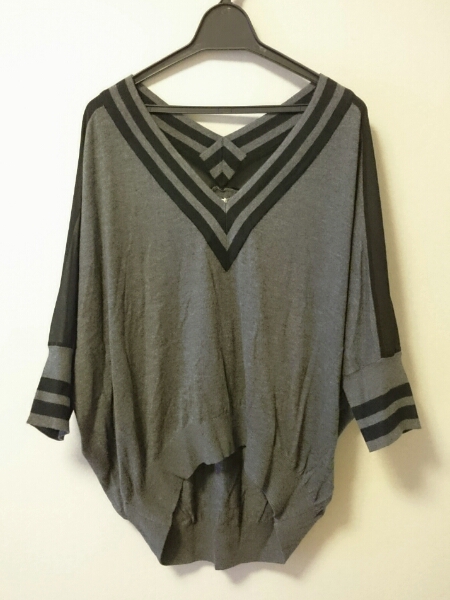 スコットクラブ系列 soeur7 スール 着痩せ薄手カットソー 新品