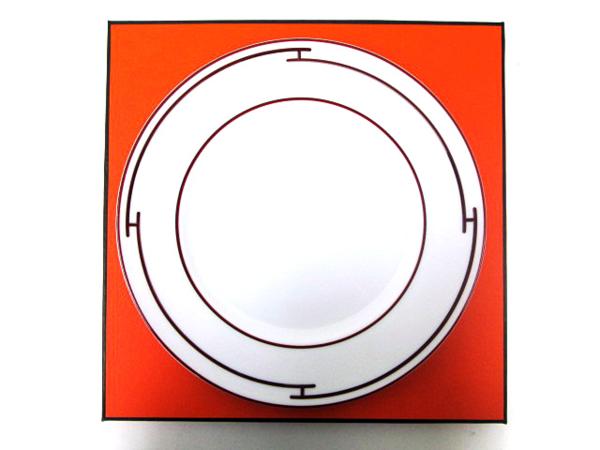 エルメス HERMES リズム 食器 - リズム（レッド） プレート プレートの