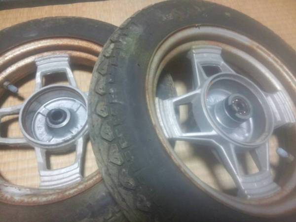 アクティブ 純正 前後 ホイール (2JA 27v ジョグ チャンプ ペリカン