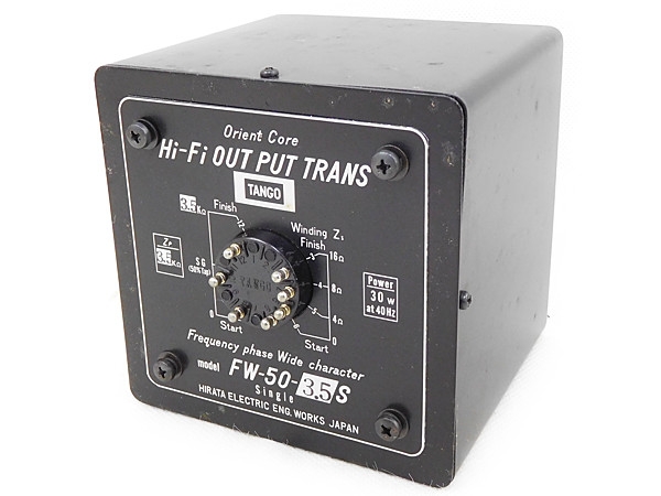 中古 TANGO タンゴ出力 トランス FW-50-3.5 音響機材 N1749595