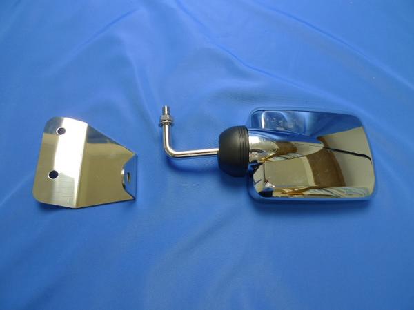 いすゞ０７フォワード用取り付けロングステーメッキミラーセット