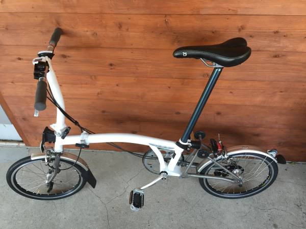 ブロンプトン/Brompton白M２L-X（カスタム仕様）