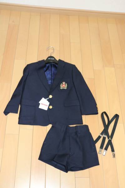 ☆新品 ミキハウス スーツ 100cm 定価27000円 結婚式入園式☆