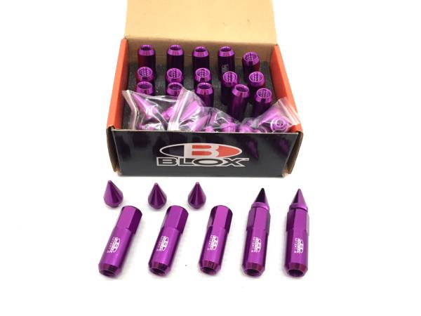 BLOX スパイク ナット 全長90mm M12/1.5 紫 メール便送料無料