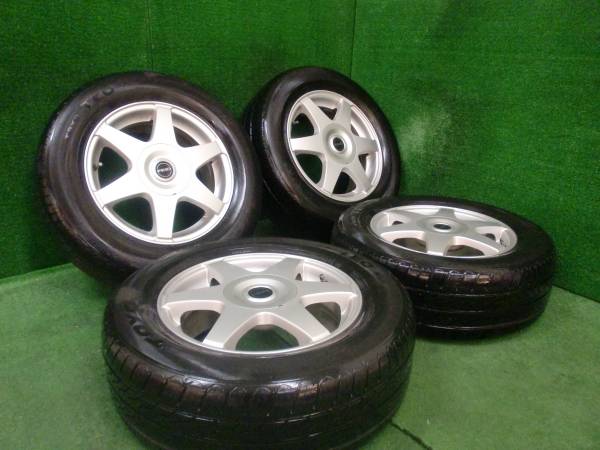 BRIDGESTONE ブリヂストン FEID 15×5.5J +45 4H-100PCD DUNLOP