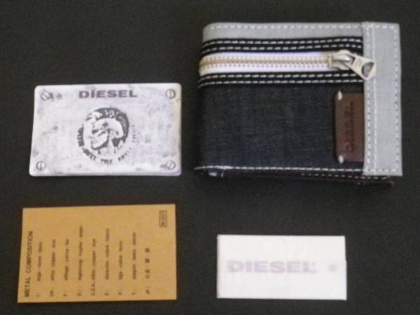 DIESEL ディーゼル メンズ 二つ折り財布 並行輸入品