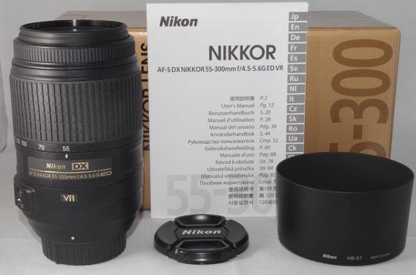 □綺麗 ニコン AF-S NIKKOR 55-300mm F4.5-5.6G ED VR□ ニコン 55