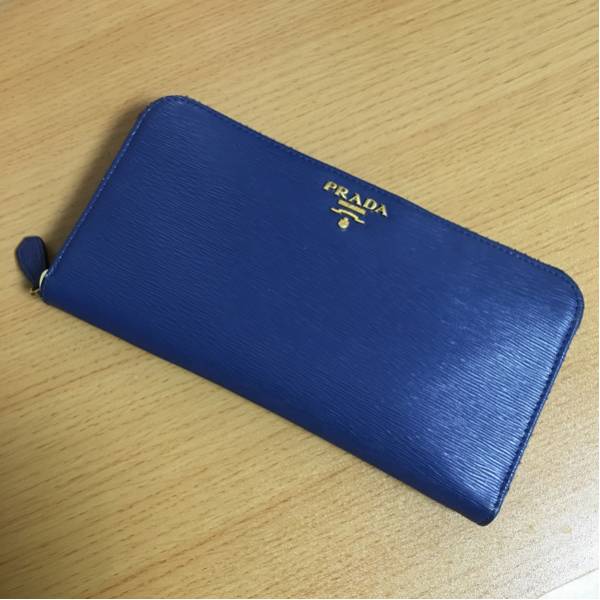 プラダ PRADA 長財布 サフィアーノ 美品 メンズ 財布 ふ プラダ 【公式