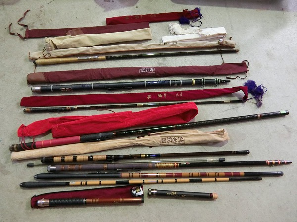 釣竿　精魂　硬調　孤剣　など　まとめて　ロッド　9本　Kよ8