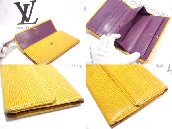 ●ヴィトン◆made in France◆エピ黄色金運 メンズ財布■激安■
