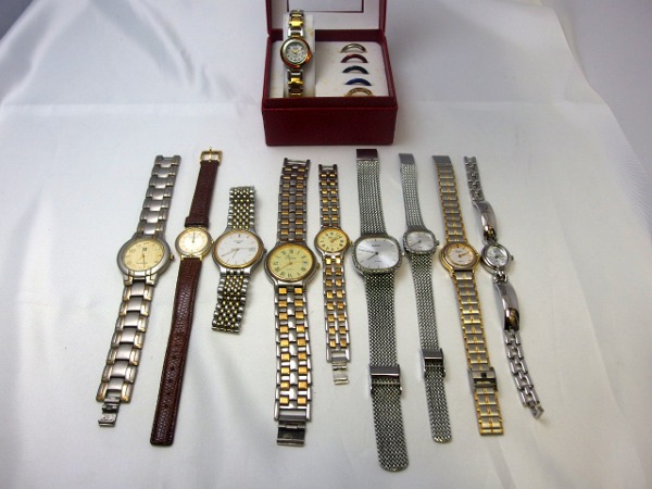 ○イヴサンローラン ジバンシー ラドー 等 腕時計 10本 セット