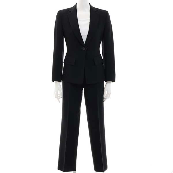 ◇美品◇DKNY◇素敵！ジャケット×パンツ スーツ 2 黒・mt31 DKNY 
