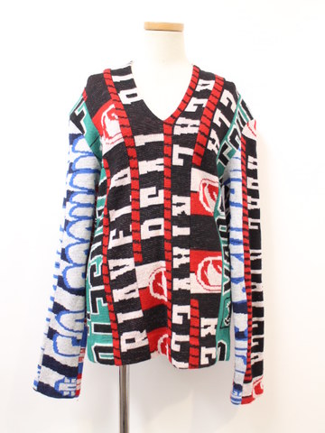 592930 メゾンマルジェラMaison Margiela×H&M 総柄ニット