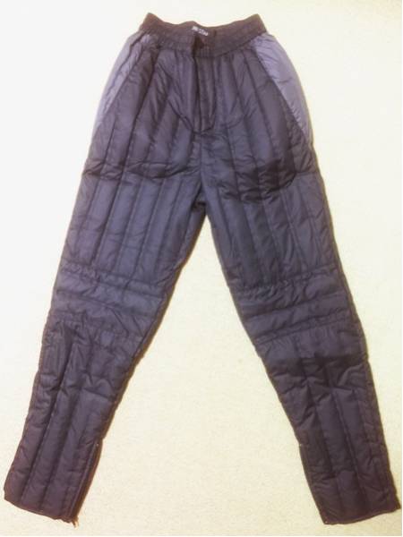 新品同様/蓄熱防寒透湿軽量インナーダウンパンツ15000円メンズ
