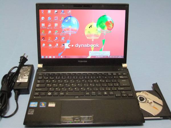 中古 dynabook R731 Corei3 SSD120G Me4G Win7Home S-DVD カメラ