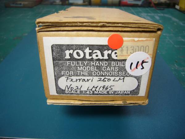 1/43 ロタレックス フェラーリ250LM 1965ルマン優勝車 rotarex1／43