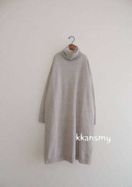 今季 liflattie shipsシップス*タートルネックニットワンピース