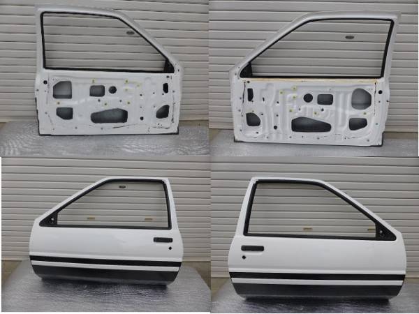 ★軽量 AE86 レビン トレノ 童夢製 カーボンドア 左右セット 4AG
