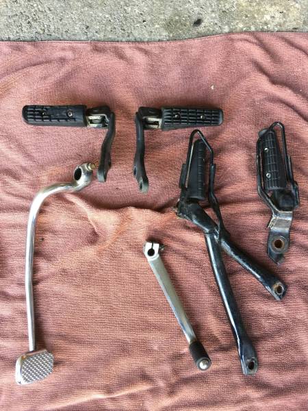 ヤマハSR400 500 純正フォワードステップタンデムステップセット