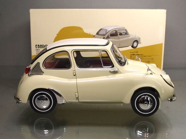 ☆エブロ 1/12 スバル360 (SUBARU360) 1963 アイボリー☆ 極美品