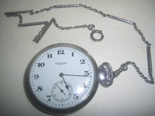 WALTHAM U・S・A★ウオルサム懐中時計★機械式懐中時計★稼動品