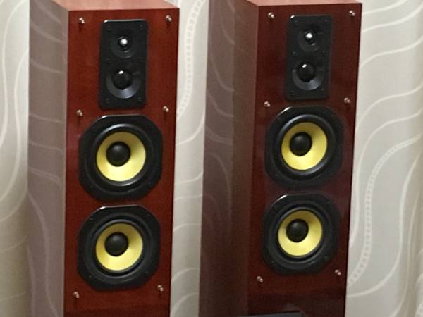 美品】 DENON トールボーイスピーカー SC-T33XG ペア ベース付 DENON