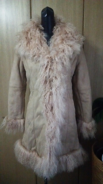新品☆セシルマクビー☆チベットラム コート☆ベージュ セール 