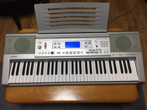 中古 CASIO CTK-4000 キーボード 61鍵盤 シルバー K1949461