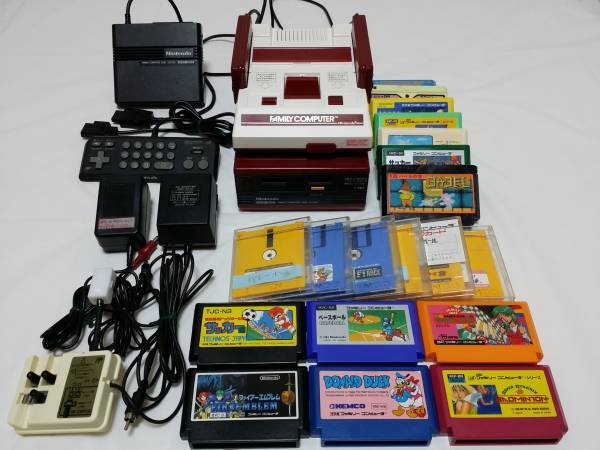 ファミコン と ディスクシステム 本体 ☆カセット + ディスク