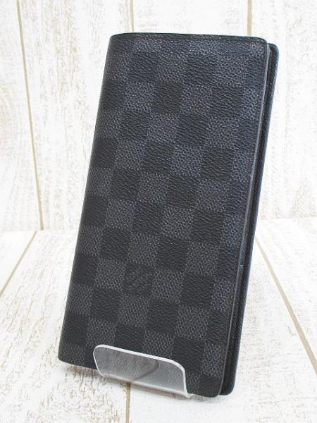 ルイ ヴィトン ダミエ グラフィット LV 長財布 サイフ N62665 黒
