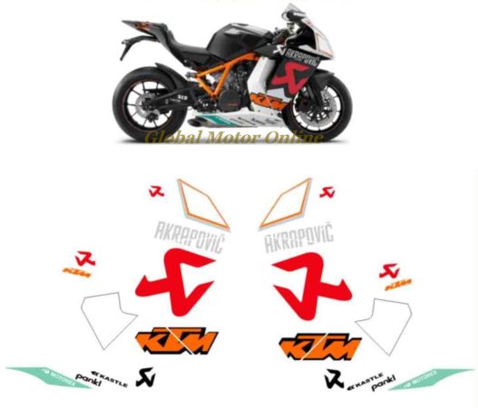 デカール ステッカー KTM RC8 レプリカ　アクラボヴィッチ　
