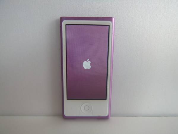 アップル♪　iPod nano 第7世代　本体パープル　中古品　Y-225