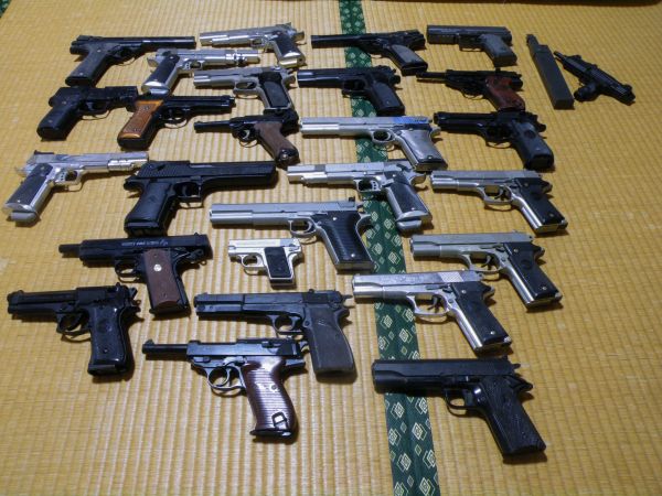 ガスガン エアガン ジャンク27丁 マルイ・マルゼン・ヨネザワ等_1