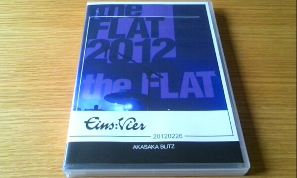 Eins:Vier「TOUR to the FLAT 20120226 AKASAKA BLITZ」DVD