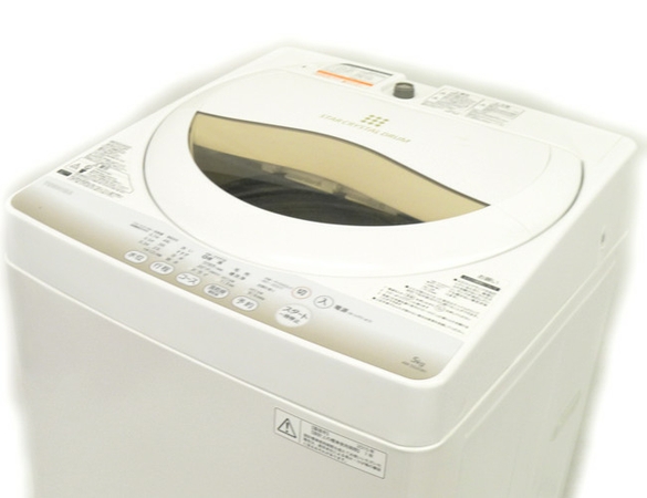 TOSHIBA 縦型洗濯機 AW-5G2(W) 5kg 本体 東芝 AW-5GA2(W) 全自動