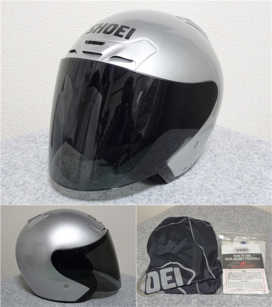 綺麗　SHOEI　J-FORCE N　シルバー　Ｌ　スモークシールド