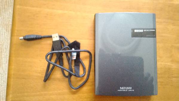 MO1300 MOP2-U1.3P - Drive MO 1.3GB USB DATA I-O Pocket 1300U2 IO 