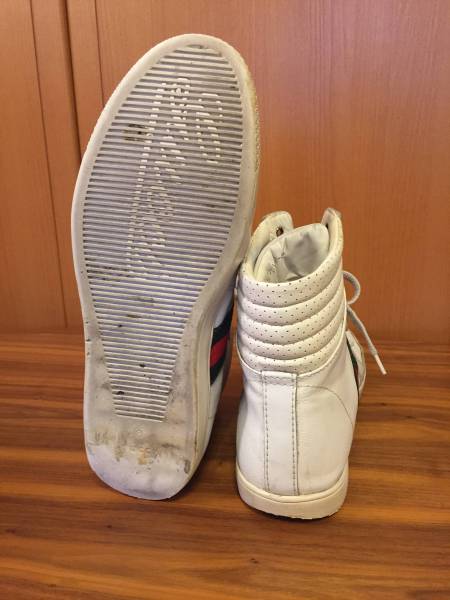 GUCCI グッチ スニーカー 白 ホワイト レザー SAINT LAURENT ホワイト