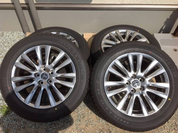 ハリアー 純正 タイヤアルミセット 235/55R18 新車外し ハリアー 235