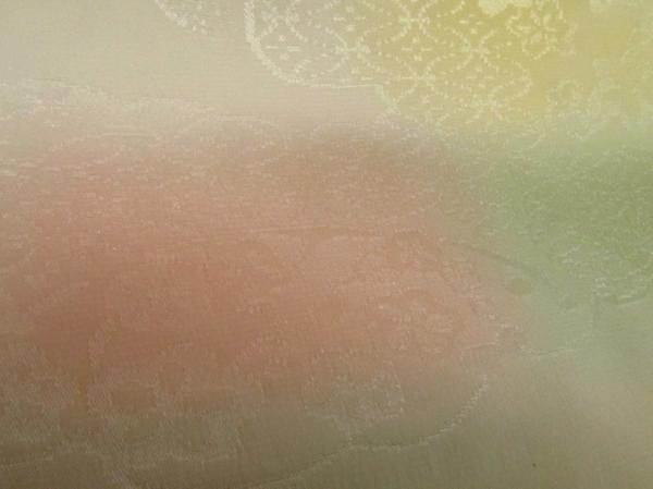 着物10 絹 本振用 長襦袢地 ぼかしに雲文様 反物 ☆☆☆